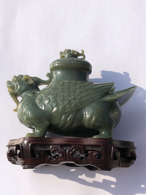 古玩玉器和田玉雕“水丞”真品鑒賞圖