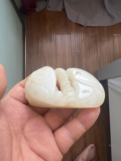 古玩玉器和田玉雕擺件真品鑒賞圖
