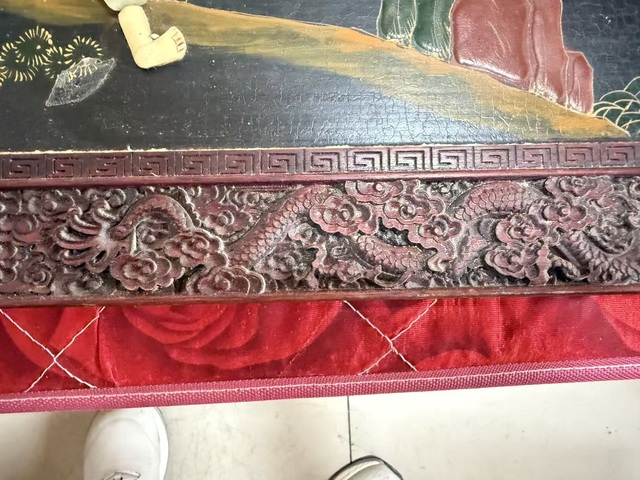 古玩雜項漆器匾真品鑒賞圖