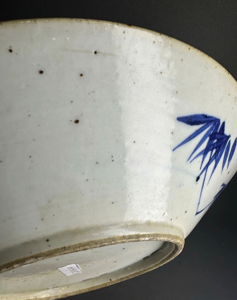 古玩陶瓷青花人物故事盤真品鑒賞圖