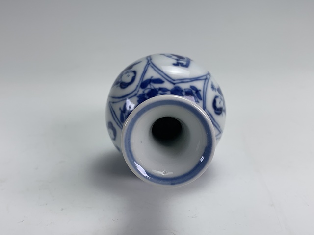 古玩陶瓷清康熙·青花人物紋賞瓶拍賣，當前價格1098元