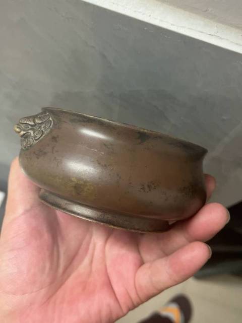 古玩銅器銅爐真品鑒賞圖