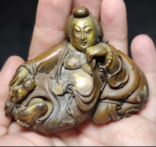 古玩銅器造像擺件真品鑒賞圖