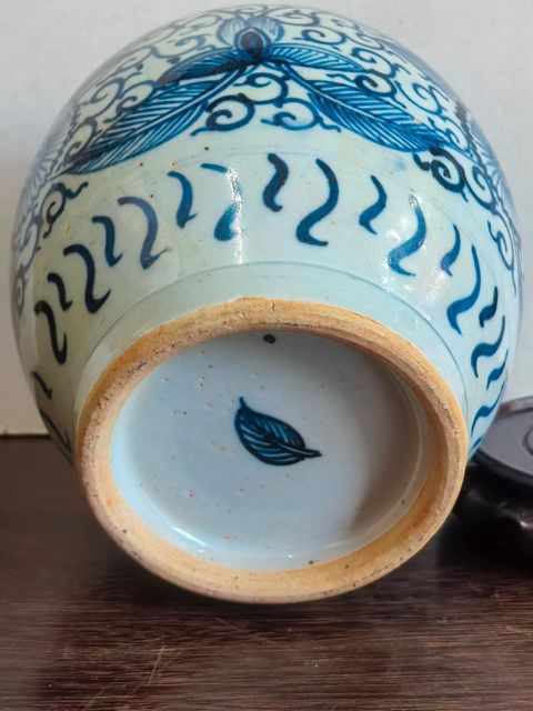 古玩陶瓷青花蓋罐真品鑒賞圖