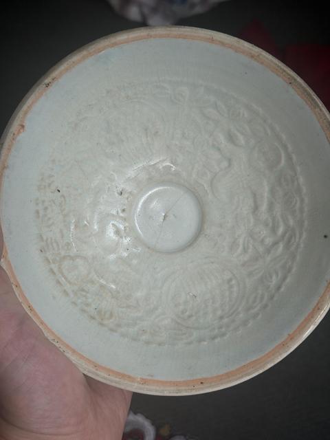 古玩陶瓷印花娃娃碗真品鑒賞圖