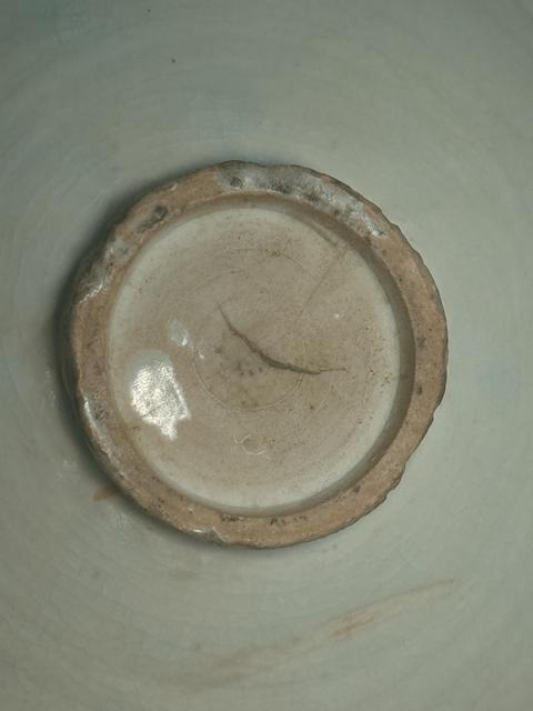 古玩陶瓷印花娃娃碗真品鑒賞圖