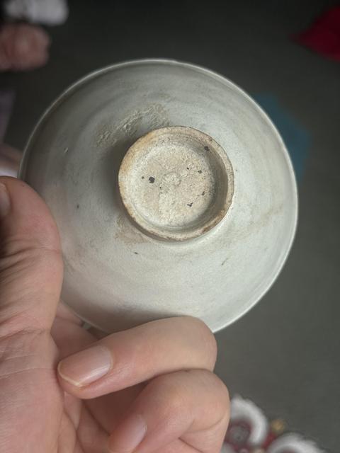 古玩陶瓷青白瓷斗笠盞真品鑒賞圖