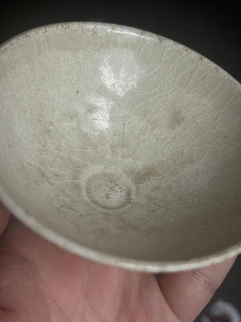 古玩陶瓷青白瓷斗笠盞真品鑒賞圖