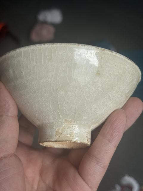 古玩陶瓷青白瓷斗笠盞真品鑒賞圖