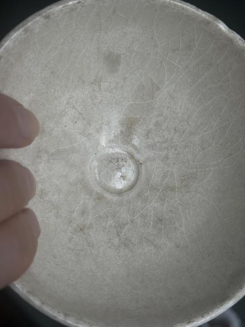 古玩陶瓷青白瓷斗笠盞真品鑒賞圖