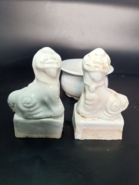 古玩陶瓷【清早】德化白瓷三貢【傳世佳品】【成套非常難得】拍賣,當前價格0元