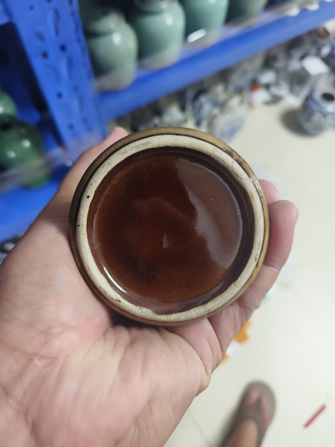 古玩陶瓷綠釉梅瓶真品鑒賞圖