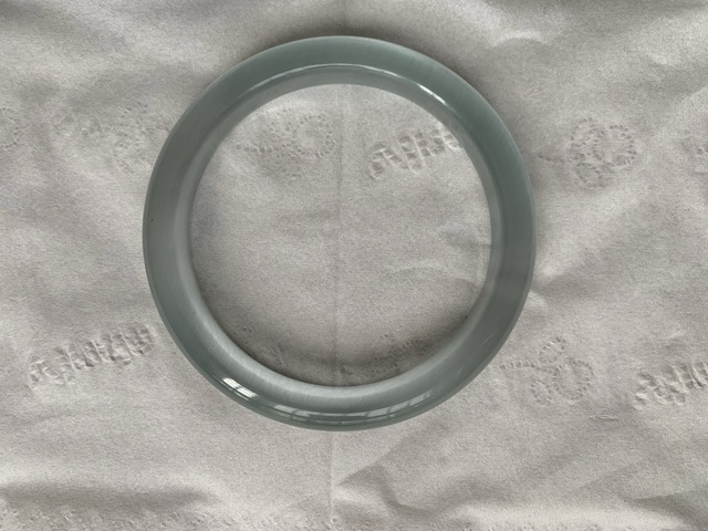 古玩玉器水沫玉手鐲真品鑒賞圖