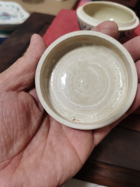 古玩陶瓷青花花卉紋粉盒拍賣,當前價格1200元