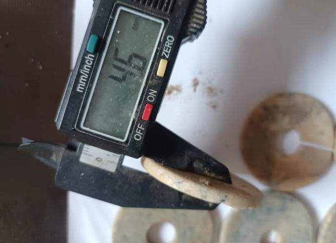 古玩玉器素紋玉玦真品鑒賞圖