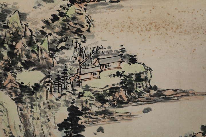古玩字畫(huà)山居圖真品鑒賞圖