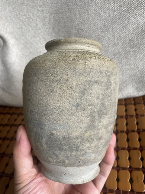 古玩陶瓷唐茶葉末釉罐子真品鑒賞圖