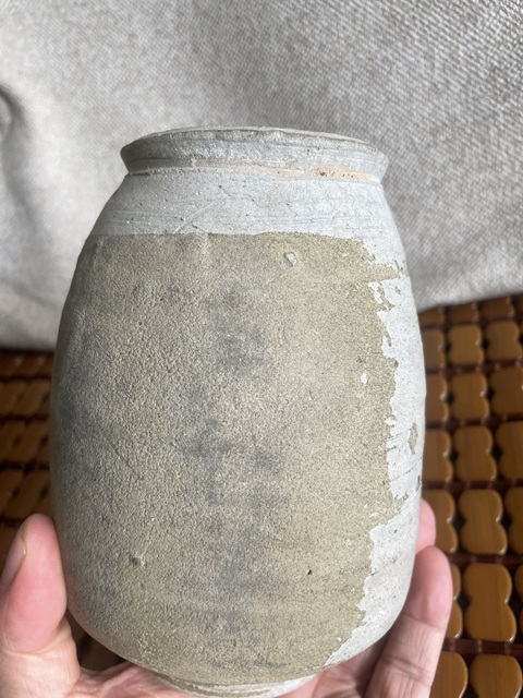 古玩陶瓷唐茶葉末釉罐子真品鑒賞圖