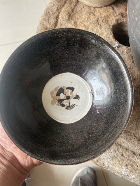 古玩陶瓷耀州窯點彩碗真品鑒賞圖