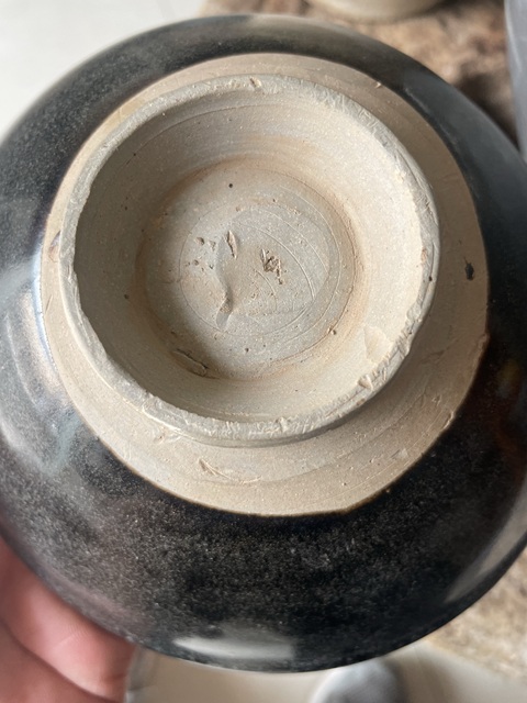 古玩陶瓷耀州窯點彩碗真品鑒賞圖