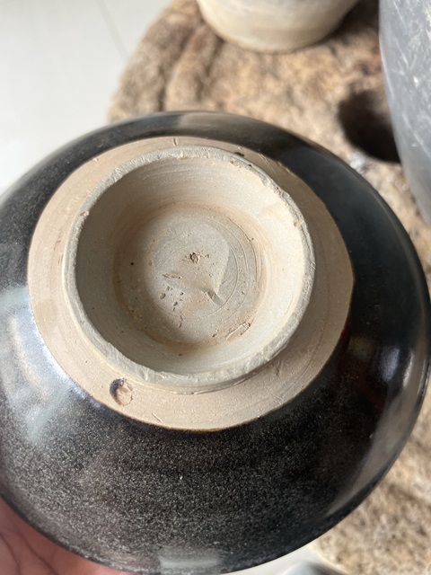 古玩陶瓷耀州窯點彩碗真品鑒賞圖