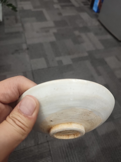 古玩陶瓷白釉碗真品鑒賞圖