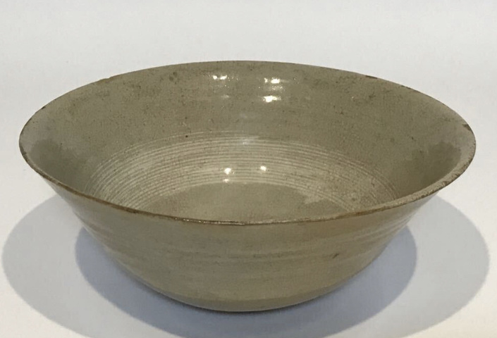 古玩陶瓷青釉撇口碗真品鑒賞圖