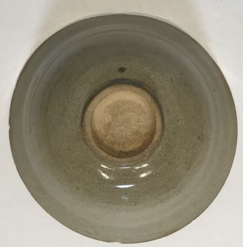 古玩陶瓷青釉撇口碗真品鑒賞圖