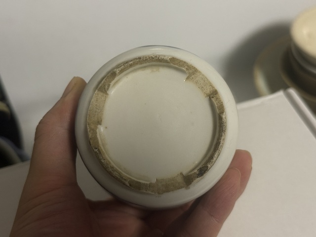 古玩陶瓷青花山水人物香爐真品鑒賞圖