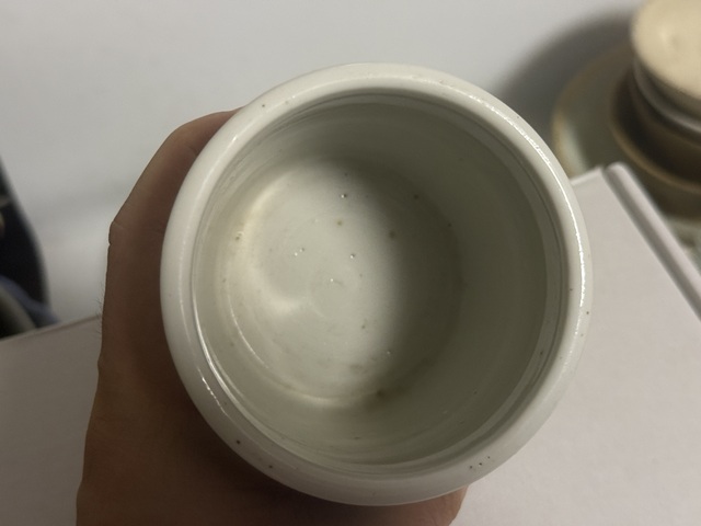 古玩陶瓷青花山水人物香爐真品鑒賞圖