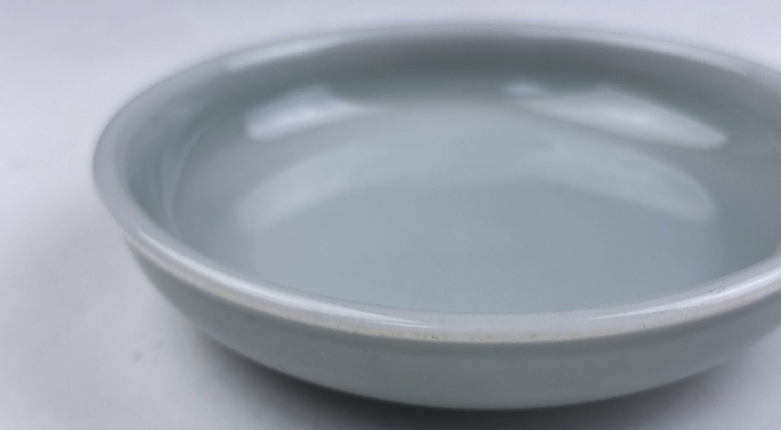 古玩陶瓷冬青釉水洗真品鑒賞圖