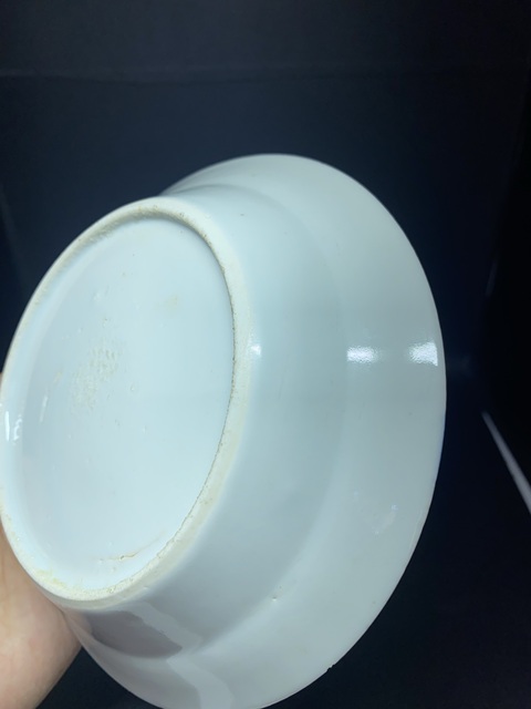 古玩陶瓷清乾隆青花亭臺山水紋深腹盤拍賣,當前價格388元