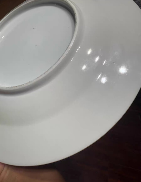 古玩陶瓷花卉紋粉彩盤拍賣，當前價格399元