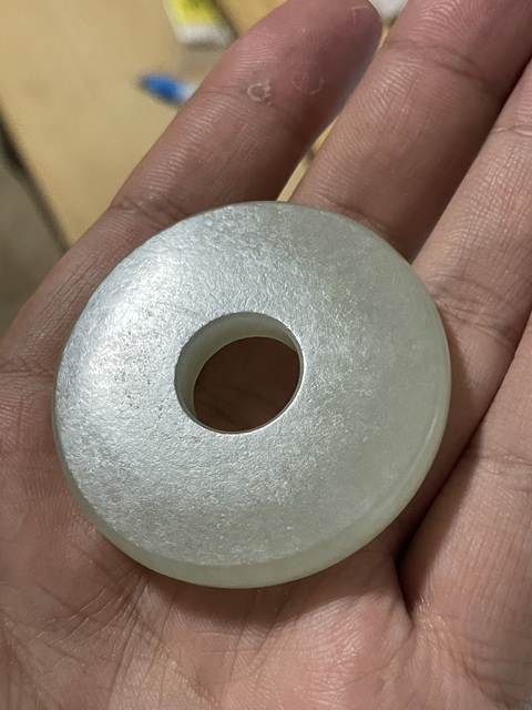 古玩玉器和田玉雕“素紋璧”真品鑒賞圖