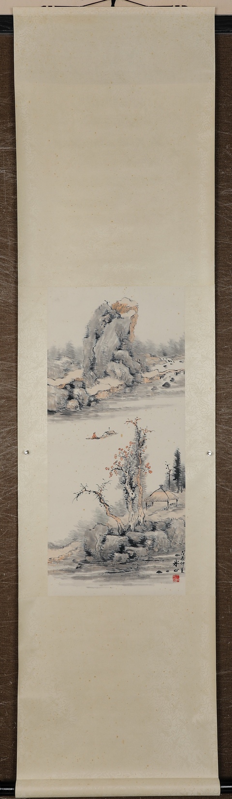 古玩字畫山水真品鑒賞圖