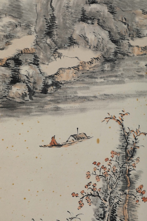 古玩字畫山水真品鑒賞圖