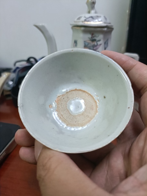 古玩陶瓷明代青花茶杯拍賣，當前價格2888元