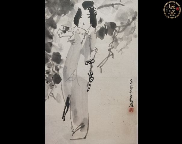 古玩字畫何海霞石魯大師入室弟子陜西國畫院院長李世南《仕女》拍賣,當前價格3800元