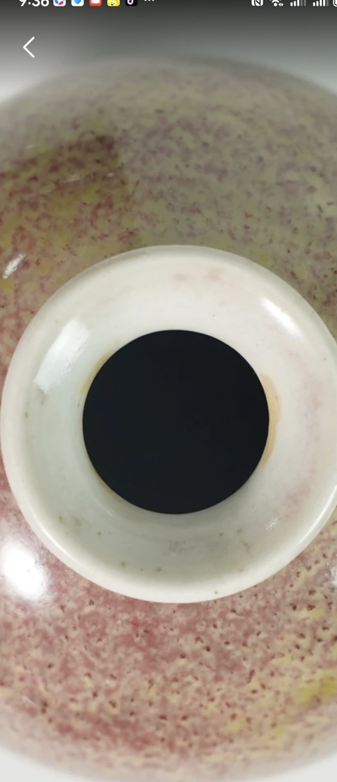 古玩陶瓷豇豆紅釉太白尊真品鑒賞圖