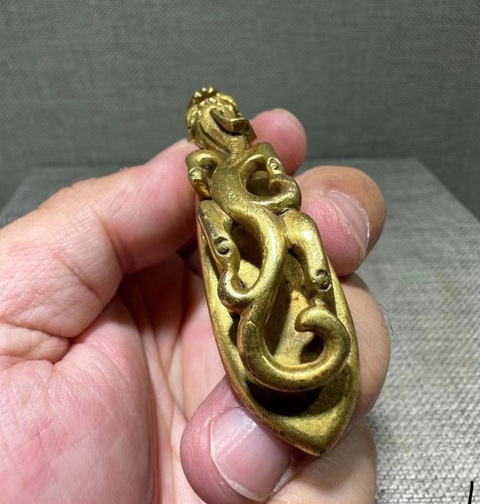 古玩雜項(xiàng)帶鉤真品鑒賞圖