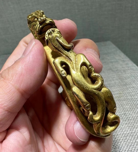 古玩雜項(xiàng)帶鉤真品鑒賞圖