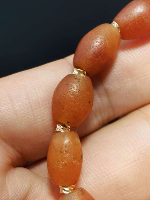 古玩玉器千年瑪瑙手鏈拍賣,當前價格399元