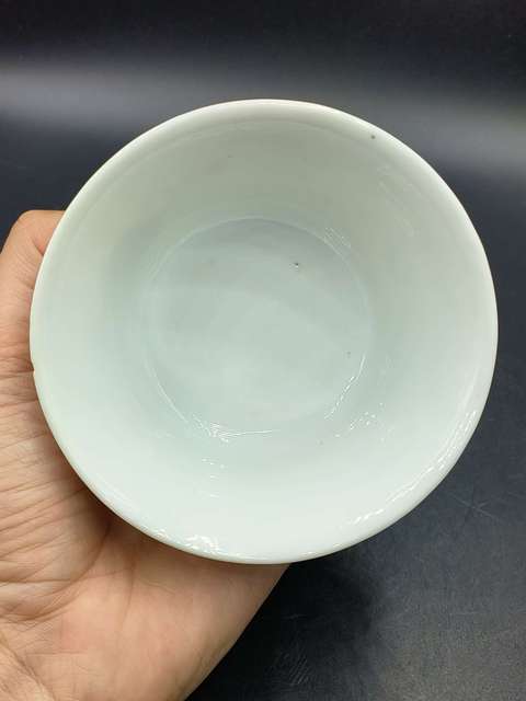 古玩陶瓷民國時期粉彩仕女人物茶碗拍賣,當前價格1500元