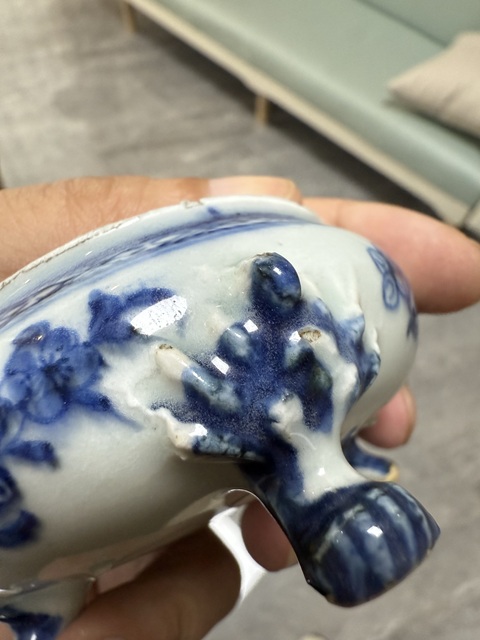 古玩陶瓷青花花鳥紋香爐拍賣，當前價格6600元