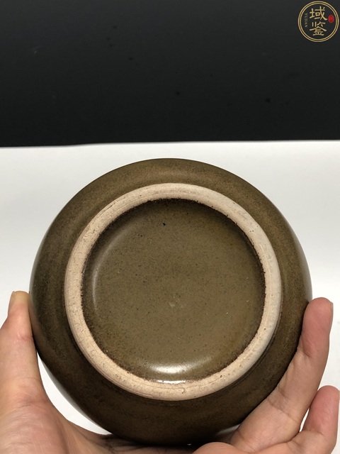 古玩陶瓷茶葉末釉廣口瓶真品鑒賞圖
