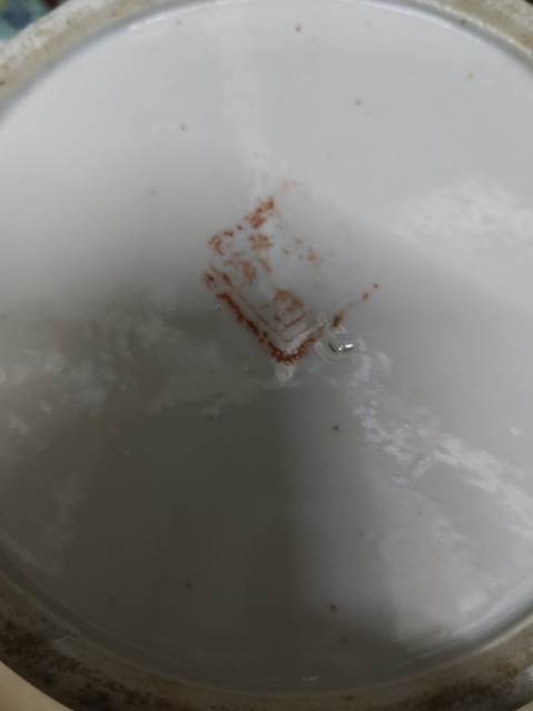 古玩陶瓷粉彩花鳥紋帽筒真品鑒賞圖