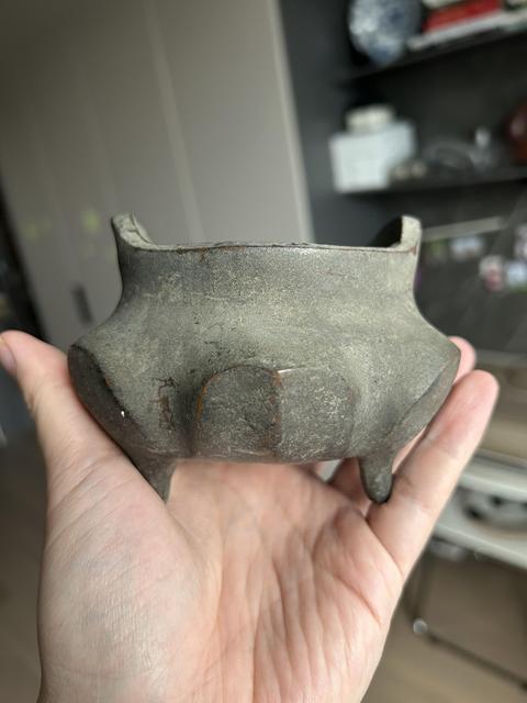 古玩銅器海棠爐真品鑒賞圖
