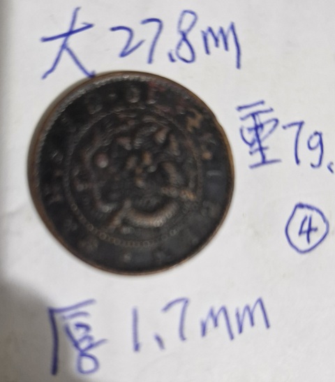 古玩錢幣吉林省造光緒元寶真品鑒賞圖