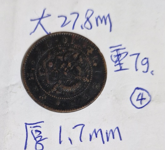 古玩錢幣吉林省造光緒元寶真品鑒賞圖