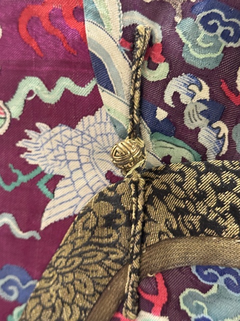 古玩雜項緙絲蟒袍真品鑒賞圖